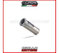Gpr Exhaust Systems M3 Inox Ktm Adventure 250 2020-2022 E5 Round Homologated Slip On Muffler Argento Homologated