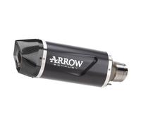 SILENZIATORE INDY RACE EVO ALLUMINIO DARK CARBONIO ARROW PER KAWASAKI Z 500 2024
