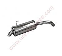 SILENZIATORE INOX USCITA NASCOSTA POSTERIORE SCARICO RENAULT CLIO 2 RS FASE 1