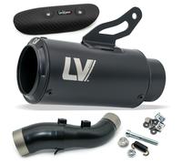 15404SFB Terminale Scarico LeoVince LV CORSA S FULL BLACK KAWASAKI Z 900 (20-24)