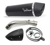 14348EB - Terminale Scarico LeoVince LV ONE EVO Nero MOTO GUZZI V85 TT (19-23)