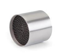 Silenziatore Marmitta 45mm 48mm 50mm 53mm Catalizzatore di Scarico Universale per Moto Db Killer Riduce Il Rumore Coppia Elevata A Bassa velocità Purificazione del Gas Scarico Silenziatore (Misurare