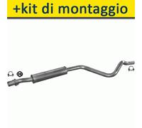 Silenziatore Marmitta Centrale+ per VW GOLF I SCIROCCO 1.8 1984-1991