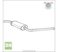 Silenziatore Marmitta Centrale Sigam per VW TRANSPORTER #4a