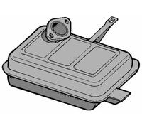 SILENZIATORE MARMITTA PER MINARELLI MOTOZAPPE BENASSI BL 75 MINARELLI 125 34669