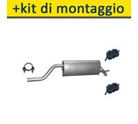 Silenziatore Marmitta Posteriore+ per FIAT GRANDE PUNTO 1.2 65HP 2005-
