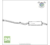 Silenziatore Marmitta Posteriore Sigam per BMW 3 E30 318 316 bet