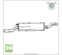 Silenziatore Marmitta Posteriore Sigam per BMW 5 E12 520/6 528 525