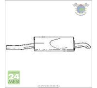 Silenziatore Marmitta Posteriore Sigam per BMW 5 E28 524