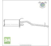 Silenziatore Marmitta Posteriore Sigam per DAIHATSU HIJET PIAGGIO PORTER bk8