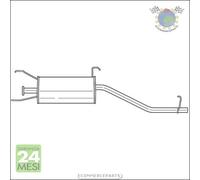 Silenziatore Marmitta Posteriore Sigam per DAIHATSU HIJET PIAGGIO PORTER bk9