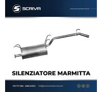 SILENZIATORE MARMITTA TERMINALE POSTERIORE PIAGGIO PORTER 1.3 16V