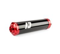 Silenziatore moto 50 Doppler nero / rosso