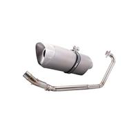 Silenziatore Moto Per CBR150R 2010-2016 Sezione Anteriore In Acciaio Inox M12 Sezione Finale Ad Anello Fisso Tubo Di Scarico(M12 tail section set)