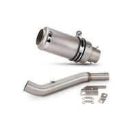 Silenziatore Moto Per La Sezione Centrale In Acciaio Inossidabile Bajaj Pulsar NS200 Sezione Di Coda Della Canna SC(Titanium color set)