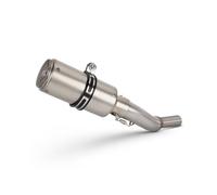 Silenziatore Moto Per La Sezione Centrale In Acciaio Inossidabile Bajaj Pulsar NS200 Sezione Di Coda Della Canna SC(Titanium color with mesh set)