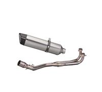 Silenziatore Moto Per T-MAX530 2008-2016 Sezione Anteriore In Lega Di Titanio Sezione Di Coda Romana Larga 570 Mm(Front section+titanium color)