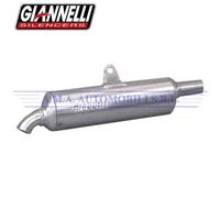 Silenziatore ovale in alluminio L.240mm innesto 22mm Giannelli Universale