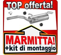 Silenziatore per CITROEN JUMPY FIAT SCUDO PEUGEOT EXPERT 1.9D 1.6 1995-2007