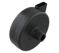 Silenziatore per compressore d'aria in plastica con funzione di filtro per modelli a pistone, cartuccia silenziatore nero, dimensioni 16 mm o 20 mm, trappola antipolvere efficiente (20 mm)