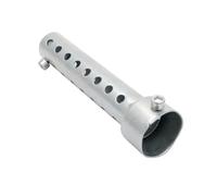 Silenziatore per moto, KACEPAR 35mm DB Killer Muffler Baffle, Silenziatore universale per tubi di scarico, Silenziatore rimovibile, Argento, 1 pezzo