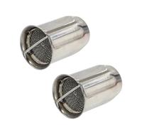 Silenziatore per moto, KACEPAR 51mm DB Killer Muffler Baffle 2 pezzi | Silenziatore universale del tubo di scarico, Silenziatore rimovibile Adatto Per Terminali Di Scarico Da 51 Mm