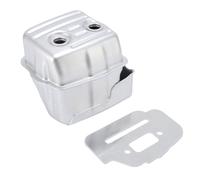 Silenziatore per Motosega MS271 MS291 Ottimizzazione delle Emissioni Materiale in Acciaio per la Riduzione del Rumore e la Protezione del Motore