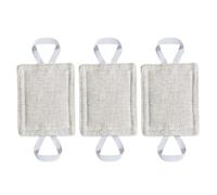 Silenziatore per porta, colore naturale, imbottito, per asili, per ambiente tranquillo, pacchetto di sicurezza per bambini, 3 pezzi