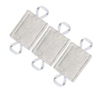 Silenziatore per porta imbottito, colore naturale, per asilo, per un ambiente tranquillo, sicurezza del bambino, confezione da 3 pezzi