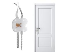 Silenziatore per porta, silenzioso, a forma di koala, per bagno, asilo , aula, studio, biblioteca, dormienti leggeri, hotel, casa, camera dei bambini, copertura silenziosa, grigio