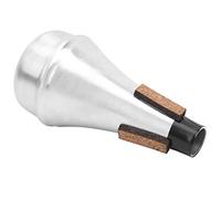 Silenziatore per Pratica Dritto con Sordina per Tromba Lega di Alluminio M25 Argento Adatto a Tutte le Trombe