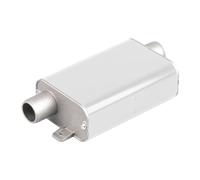 Silenziatore per riscaldamento diesel, silenziatore per riscaldamento a pavimento, silenziatore di scarico per riscaldamento diesel, 24 mm (argento)