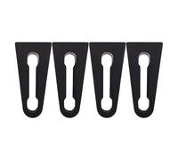 Silenziatore per serratura, silenziatore, strumento di riduzione del rumore per porte auto, 4 pezzi, accessori per riduzione del rumore, per limousine, camion, città