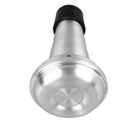 Silenziatore per tromba in alluminio con protezione bordo in gomma