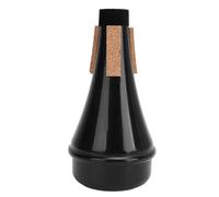 Silenziatore per Tromba, Riduzione del Rumore, Materiale ABS, Interfaccia in Sughero Morbido, Mini Accessori per Strumenti in Ottone in Alluminio Leggero per Studenti Jazz, (BLACK)