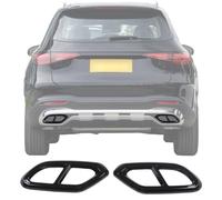 Silenziatore per tubo di scappamento per auto, per Mercedes Benz Classe GLC X254 2023-2024, accessori esterni, 2 pezzi, colore: nero