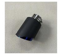 Silenziatore Per Tubo Di Scarico Con Punta Marmitta In Fibra Di Carbonio Opaca Per Auto Ugello Universale Dritto In Acciaio Inossidabile Tubo Di Scappamento(48MM IN-76MM OUT)