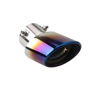 Silenziatore Per Tubo Di Scarico Per Auto, Curva In Acciaio Inossidabile/tipo Dritto, Punta Per Tubo Di Scarico Posteriore Terminale Di Coda(Silver Curved)