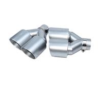 Silenziatore Per VW Per GTI Per MK7 Per Golf 7 Ugello 60MM 63mm Punta marmitta per scarico auto in acciaio inossidabile Terminali di scarico