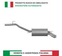 SILENZIATORE POSTERIORE 074253609AL PER VW TRANSPORTER T4 2.5 TDI 1995-2003