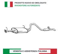 SILENZIATORE POSTERIORE 1430065D01 PER SUZUKI GRAND VITARA I 2.0 4X4 2.5 V6