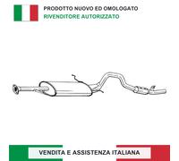 136 CV SILENZIATORE POSTERIORE PER SUZUKI Vitara ET, TA, TD 2.0 V6 24V Traz int