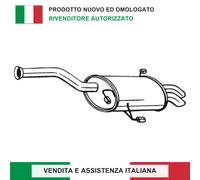 SILENZIATORE POSTERIORE 1726RX PER PEUGEOT 607 2.0 HDI 2.2 HDI 2000-2006