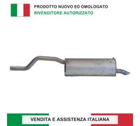 SILENZIATORE POSTERIORE 1730GW PER CITROËN BERLINGO MULTISPACE PEUGEOT PARTNER