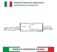 SILENZIATORE POSTERIORE 18121177113 PER BMW SERIE 5 1983-1987