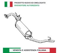 SILENZIATORE POSTERIORE 18307SMRE01 PER HONDA CIVIC VIII 1.8 2005-2011