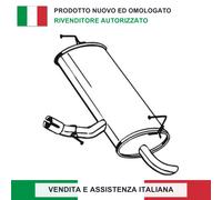 SILENZIATORE POSTERIORE 20100JD51A PER NISSAN QASHQAI I 1.5 DCI 2006-2013
