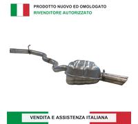 SILENZIATORE POSTERIORE 3T0253181BN PER SKODA SUPERB II 2.0 TDI 2008-2015