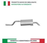 SILENZIATORE POSTERIORE 7700418567 PER RENAULT CLIO II 1.9 1.2 1.4 1998-2016