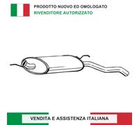 SILENZIATORE POSTERIORE 7700779630 PER RENAULT RAPID 1.1 1.4 1.0 1.6 1985-1998